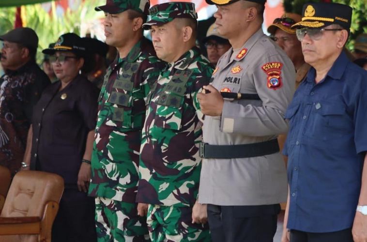 TMMD ke-125 di Nabire Resmi Ditutup Pangdam XVII Cenderawasih