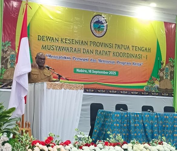 Dewan Kesenian Papua Tengah Gelar Musyawarah Perdana, Gubernur Meki Nawipa Tekankan Pelestarian Budaya