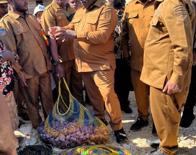 Panen Bawang Merah Petani Deiyai Diserahkan ke Gubernur Papua Tengah, Ini Aspirasi Mereka